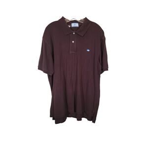 Southern Tide Men's the Skipjack Polo Shirt Short Sleeves Collared Brown Size XL
